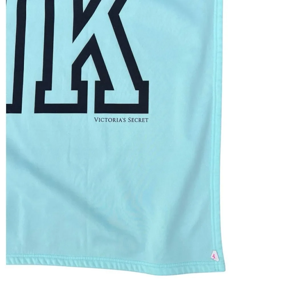 Victoria’s Secret PINK Stadium Blanket Light Blue